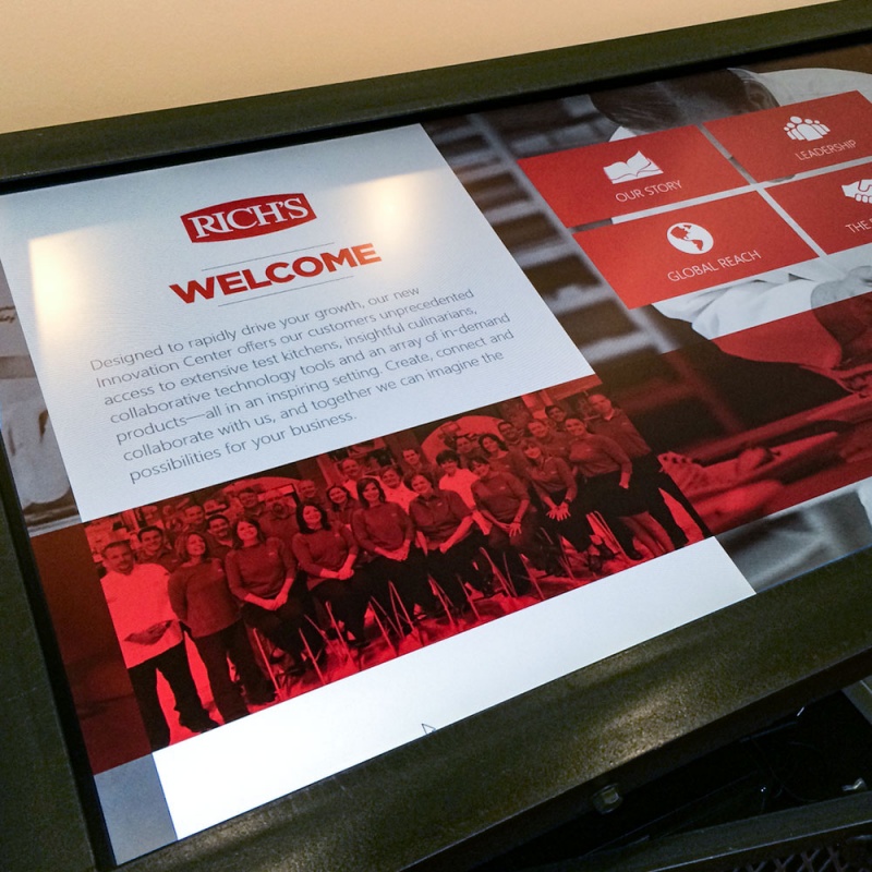 Rich’s Interactive Touch Screen